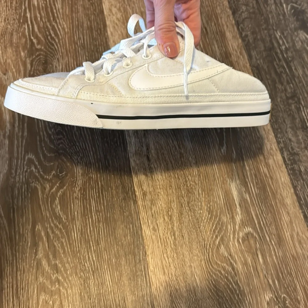 COPY - White Nike Court Slides - Picture 4 of 5